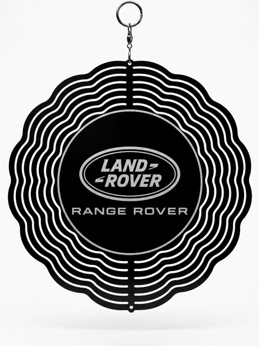 10" Land Rover Range Rover Metal Wind Spinner - Outdoor Garden Hanging Decor
